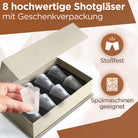 Schnapsgläser aus Milchglas