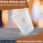 Schnapsgläser aus Milchglas